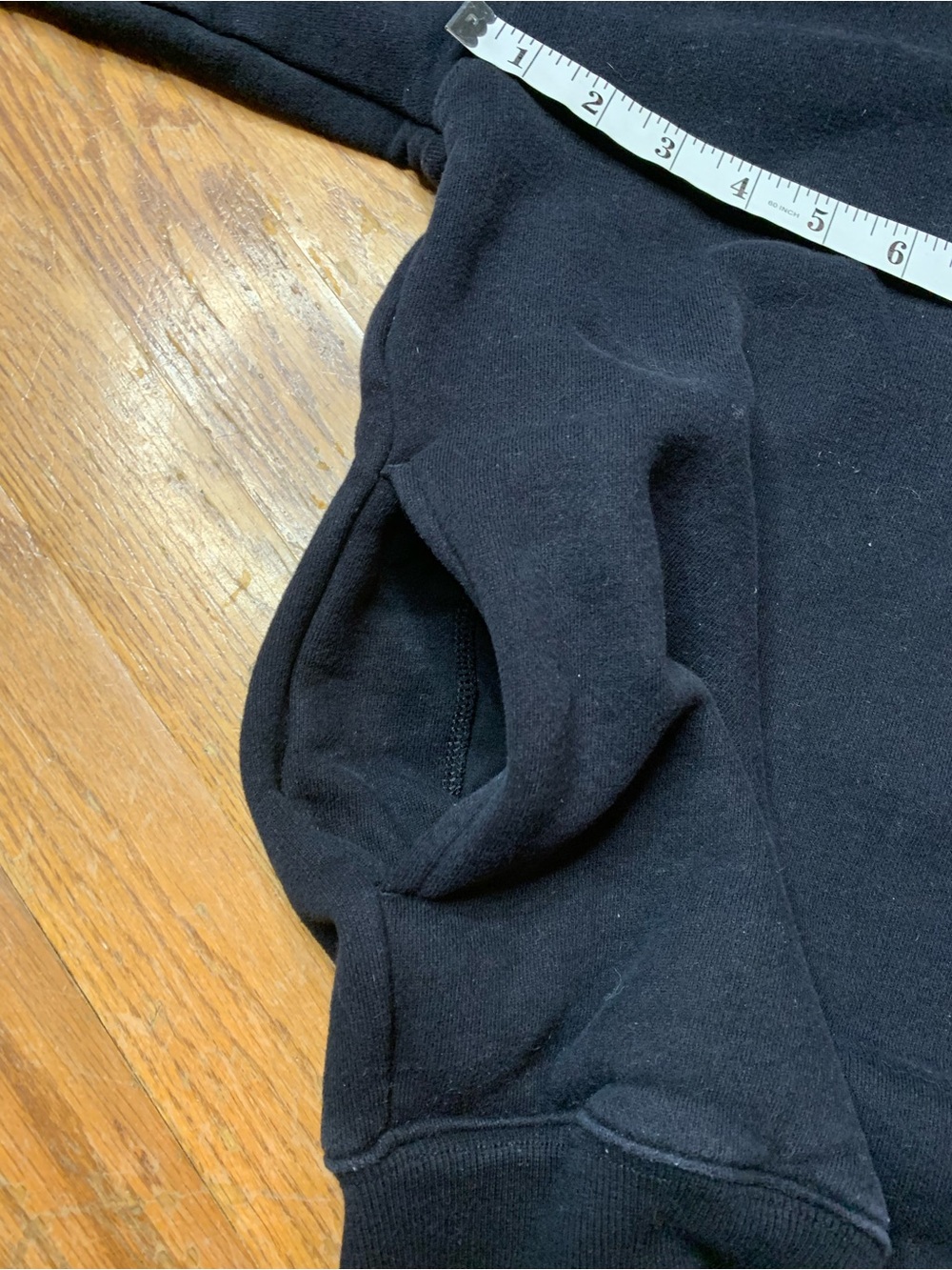 Tna Aritzia CozyAF Black 1/4 Zip Pullover Sweatshirt Size 1 (Small) - Picture 3 of 9